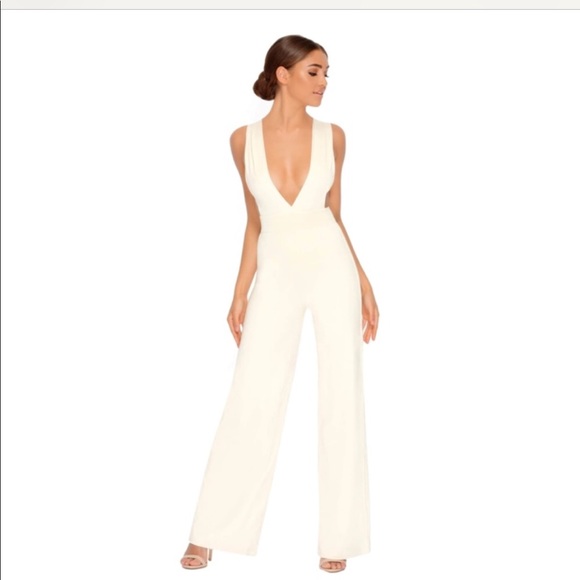 Oh Polly | Pants & Jumpsuits | Blush Jumpsuit Nwt | Poshmark